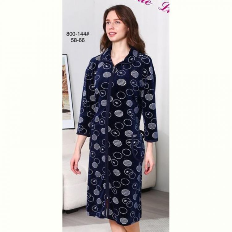 Купить Халат Fili Wear 800-144 navy на obuv-plus.com.ua