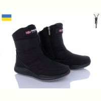 Купить Дутики Lvovbaza Paolla N2 чорний  на obuv-plus.com.ua