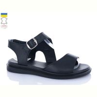 Купить Босоножки Garti 138 чорна шкіра на obuv-plus.com.ua