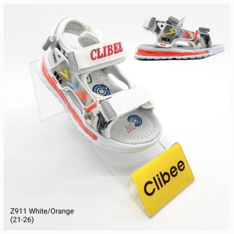Купить Босоножки Clibee Apa-Z911 white-orange на obuv-plus.com.ua