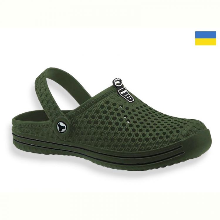 Купить Кроксы Olimp M206 хакі на obuv-plus.com.ua