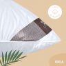 Купить Подушка Air Dream Premium 50х70 см IDEIA два чехла на молнии, антиаллергенная, хлопок, натуральный чехол белая на obuv-plus.com.ua