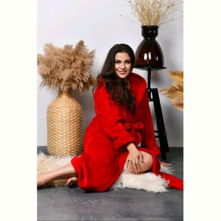Купить Халат Romeo life RL873 red на obuv-plus.com.ua