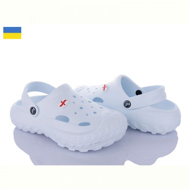 Купить Кроксы Jose Amorales Крокси Ж124-058 білий на obuv-plus.com.ua