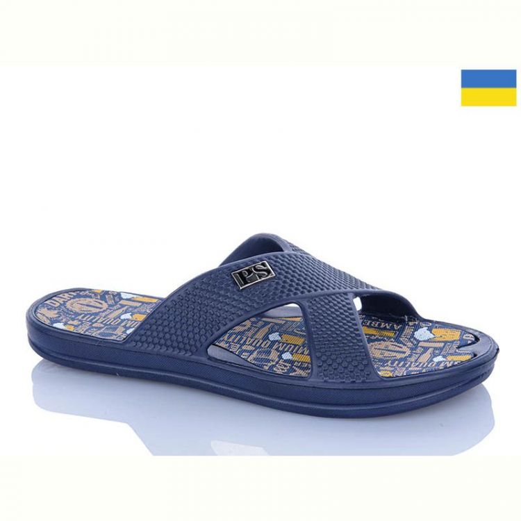 Купить Шлепанцы Progress 227 синій на obuv-plus.com.ua
