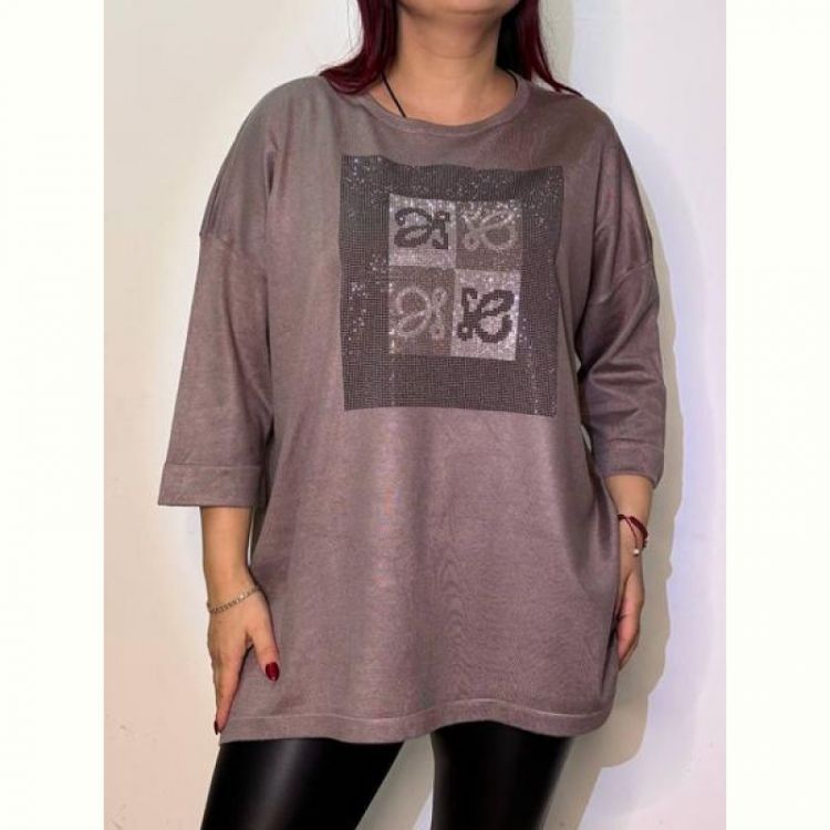 Купить Туника Kosta 7725-48 brown на obuv-plus.com.ua