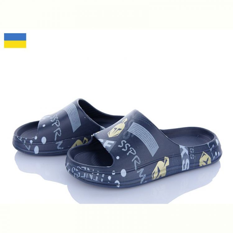 Купить Шлепанцы Golden Lion 239-1 синій на obuv-plus.com.ua