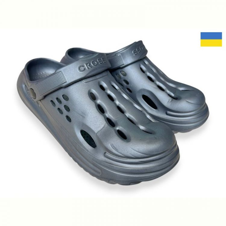 Купить Кроксы Cross 026 сірий-old-1 на obuv-plus.com.ua