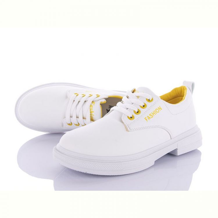 Купить Туфли Violeta 169-13 white-yellow на obuv-plus.com.ua