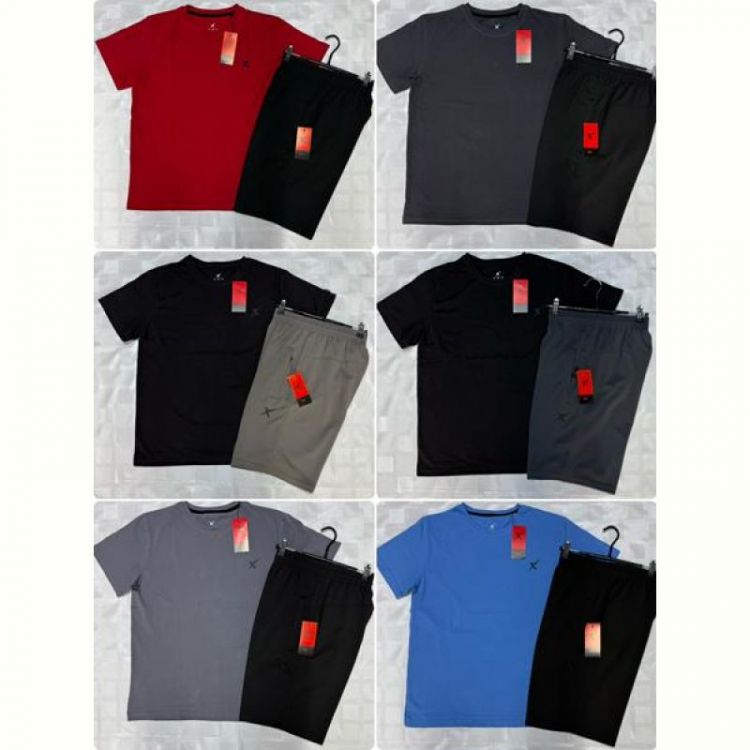 Купить Костюм Shon S3358 black-khaki на obuv-plus.com.ua