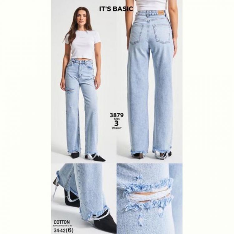 Купить Джинсы Maxim Jeans 3879 l.blue на obuv-plus.com.ua