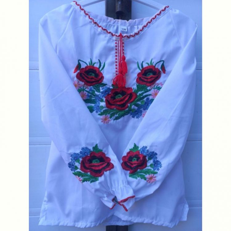 Купить Вышиванка Кузя 028 white на obuv-plus.com.ua
