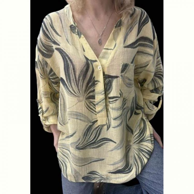 Купить Блузка LeVisha 26024 yellow на obuv-plus.com.ua
