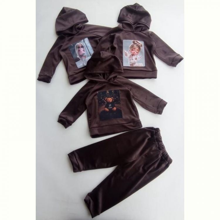 Купить Костюм спорт Meloria ML3316 brown lol на obuv-plus.com.ua