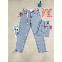 Купить Джинсы Vanver B81997 l.grey на obuv-plus.com.ua