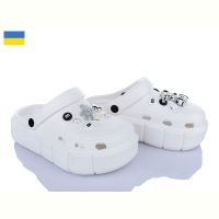 Купить Кроксы Progress Progress 152-2-6 білий на obuv-plus.com.ua