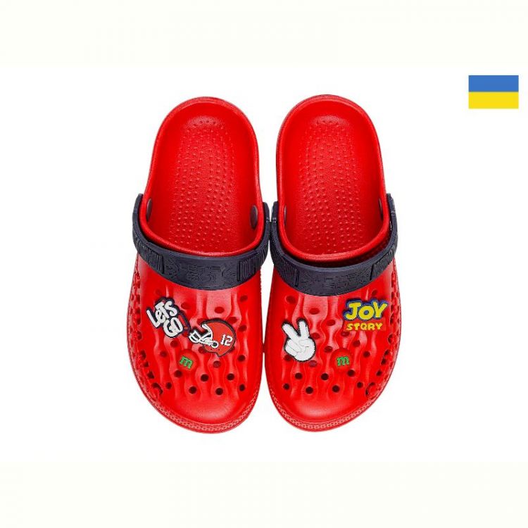Купить Кроксы Gipanis 009 червоний на obuv-plus.com.ua