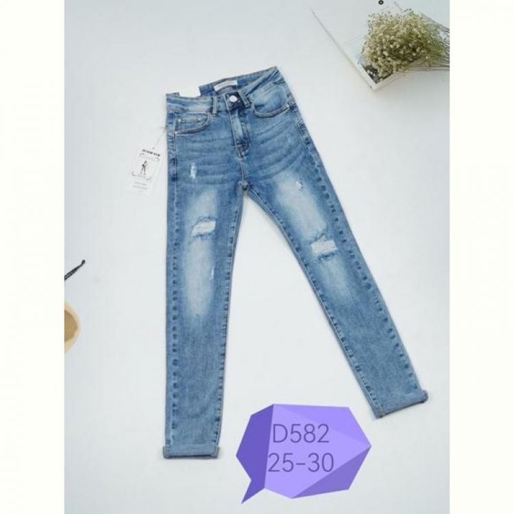 Купить Джинсы NewJeans D582 blue на obuv-plus.com.ua