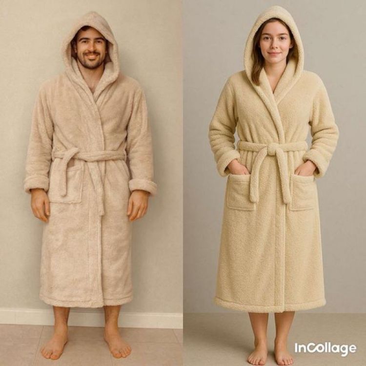 Купить Халат Fili Wear FW1579 beige на obuv-plus.com.ua