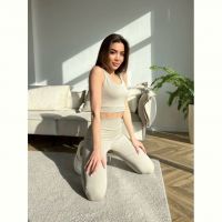 Купить Костюм спорт Sport style 3608 beige на obuv-plus.com.ua
