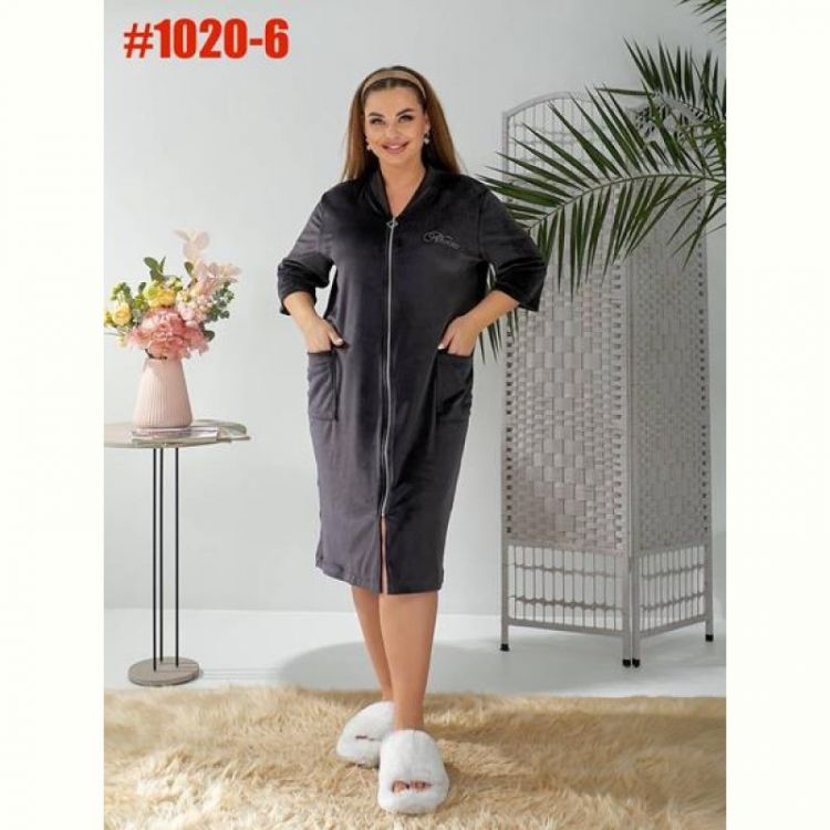 Купить Халат Romeo life 1020-6 grey на obuv-plus.com.ua