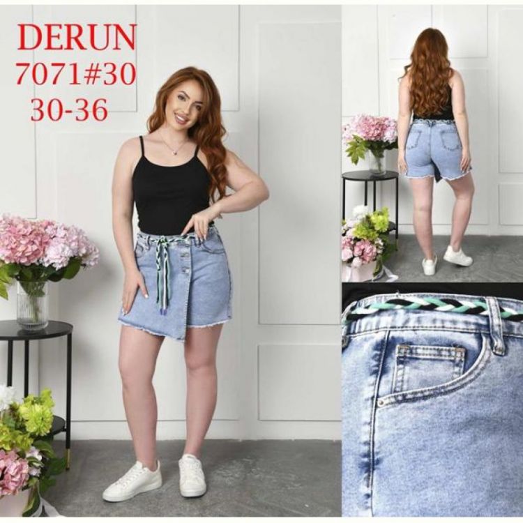 Купить Юбка-шорты Maxim Jeans 7071 l.blue на obuv-plus.com.ua
