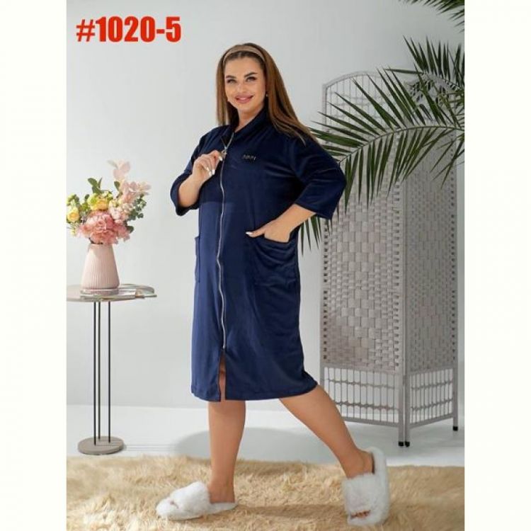 Купить Халат Romeo life 1020-5 navy на obuv-plus.com.ua