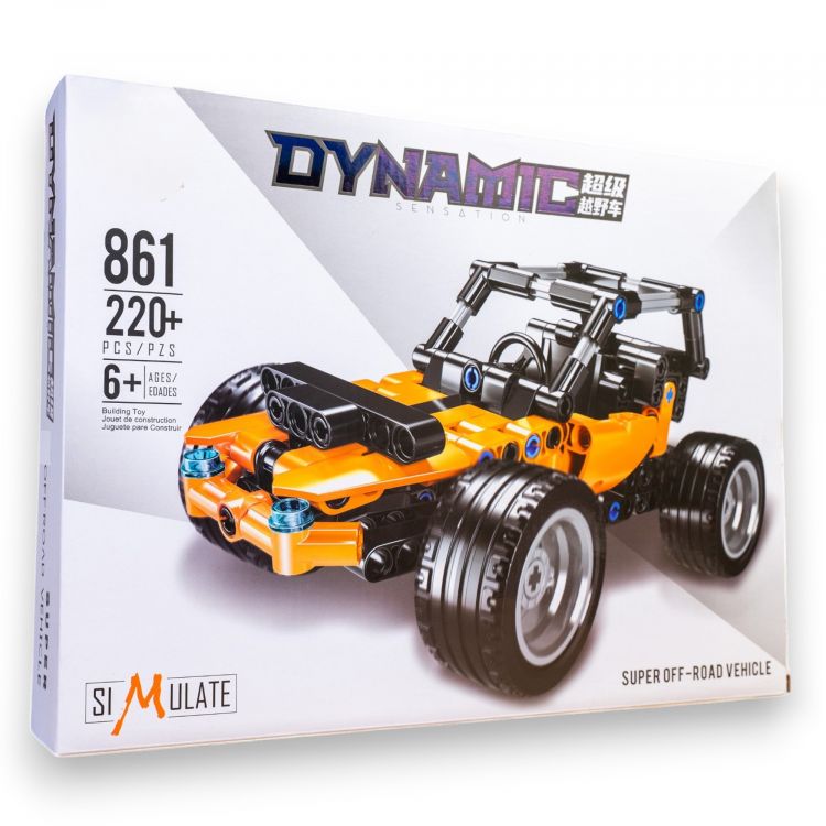 Купить G305575-861 Конструктор Dynamic Машинка 220 деталей на obuv-plus.com.ua