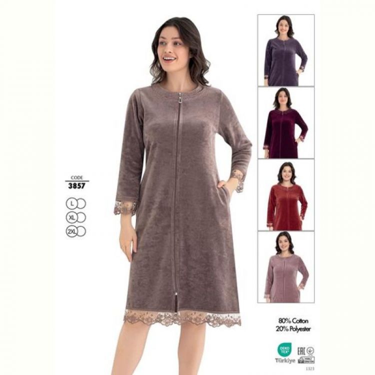 Купить Халат Cotpark 3857 red на obuv-plus.com.ua