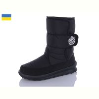 Купить Дутики Karolina 112-8 чор.ч.п снеж. на obuv-plus.com.ua