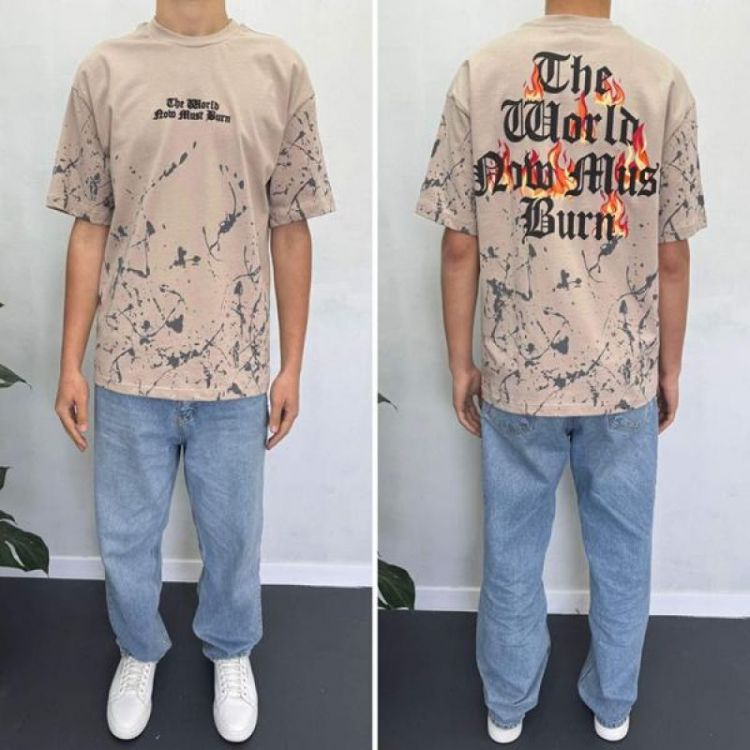 Купить Футболка i8denim 90562 beige на obuv-plus.com.ua