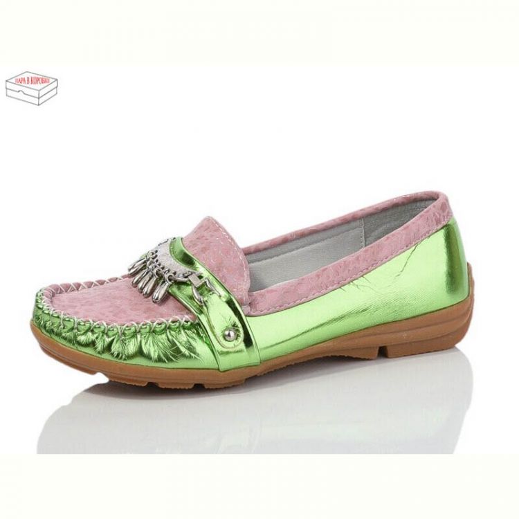 Купить Мокасины Demur 1009-26 green на obuv-plus.com.ua