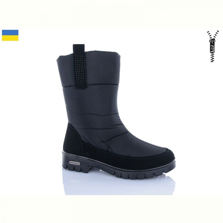 Купить Ботинки Progress 3403 чорний на obuv-plus.com.ua