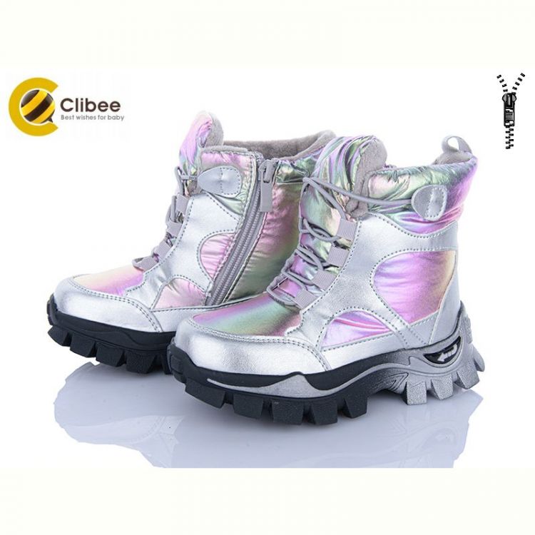 Купить Дутики Clibee A113 silver на obuv-plus.com.ua