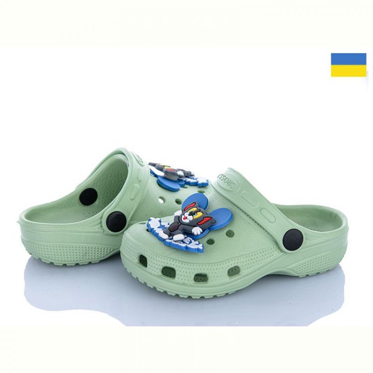 Купить Кроксы Cross Cross H3/1 оливка джибитца крутится  на obuv-plus.com.ua
