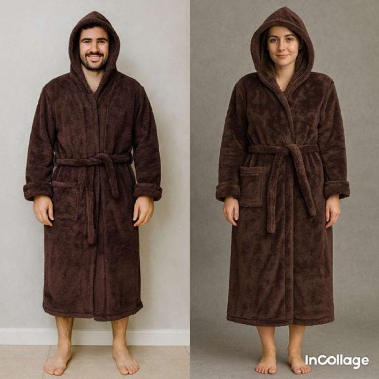 Купить Халат Fili Wear FW1575 brown на obuv-plus.com.ua