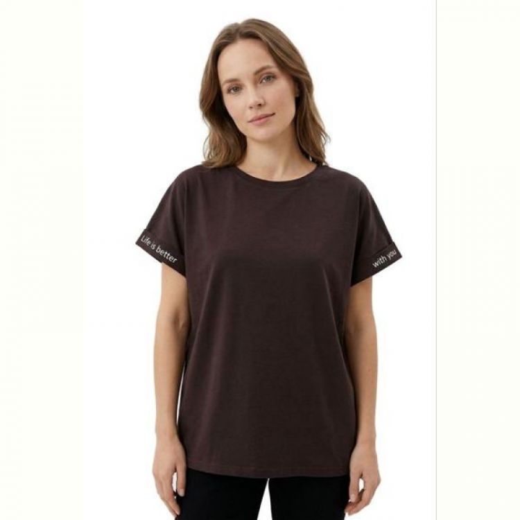 Купить Футболка FSN 6532 brown на obuv-plus.com.ua