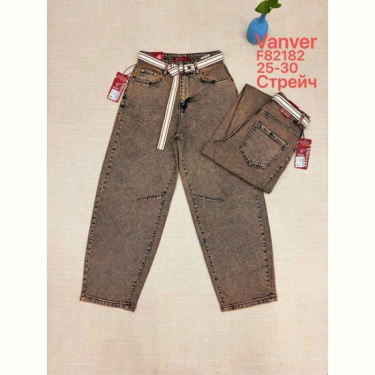Купить Джинсы Vanver F82182 brown на obuv-plus.com.ua