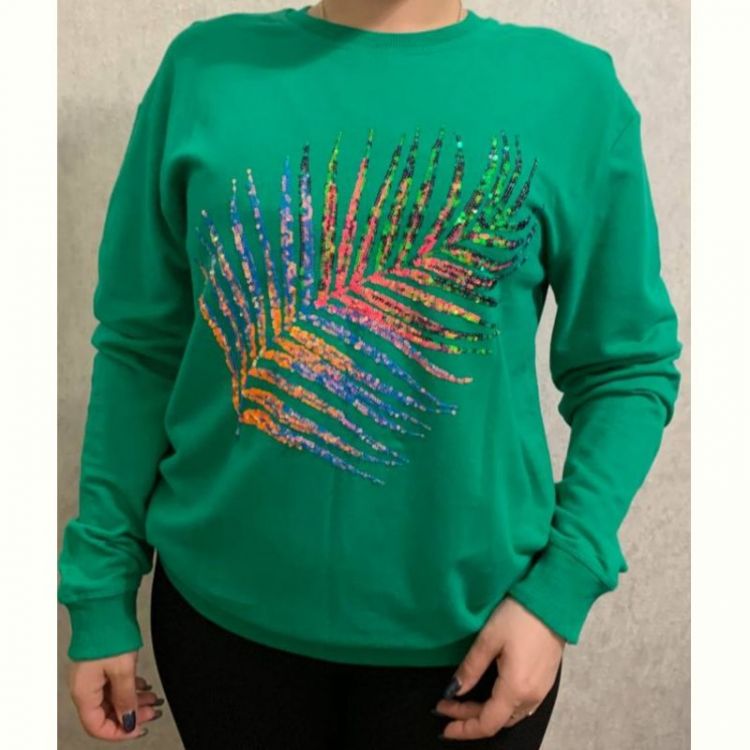 Купить Свитер Red Hat clothes 0125 green на obuv-plus.com.ua