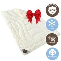 Купить Одеяло зимнее шерстяное 140х210 см Wool Premium IDEIA хлопок двойное шерсть натуральное супер теплое на obuv-plus.com.ua