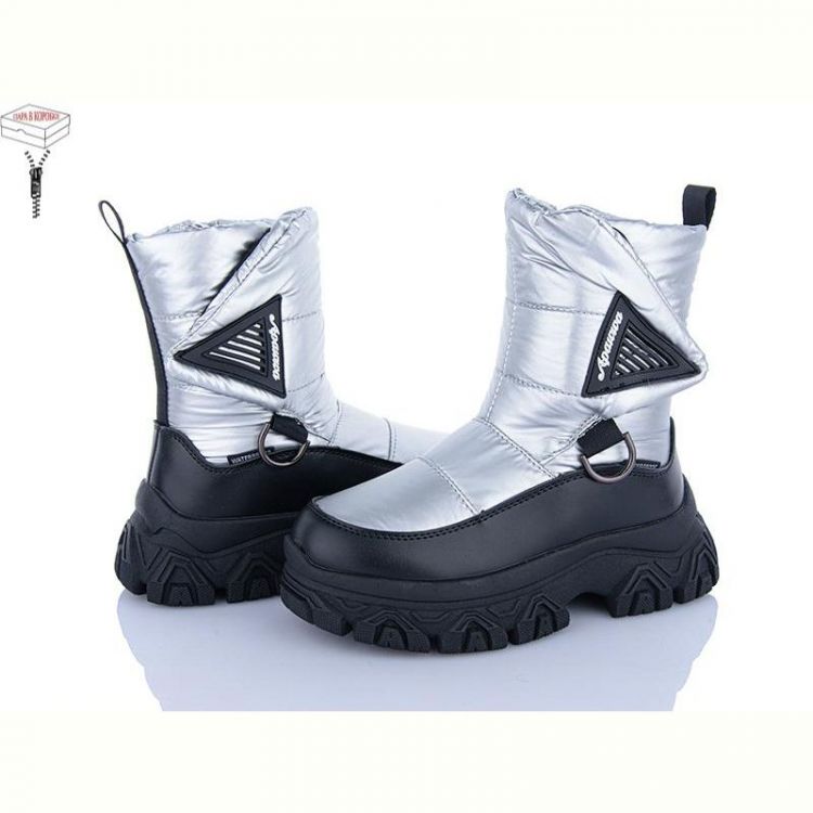 Купить Ботинки Apawwa TJ1014P-1 silver на obuv-plus.com.ua