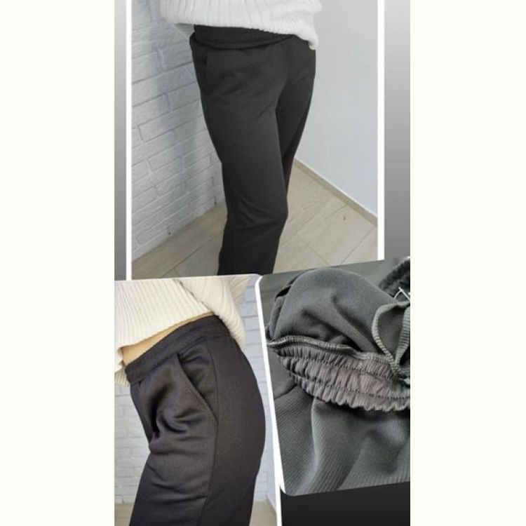 Купить Штаны спорт Sport style 7279 black на obuv-plus.com.ua