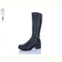 Купить Сапоги Djus 608A чорний на obuv-plus.com.ua