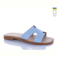 Купить Шлепанцы Garti 64 блакитний шк. на obuv-plus.com.ua