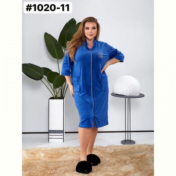 Купить Халат Romeo life 1020-11 blue на obuv-plus.com.ua
