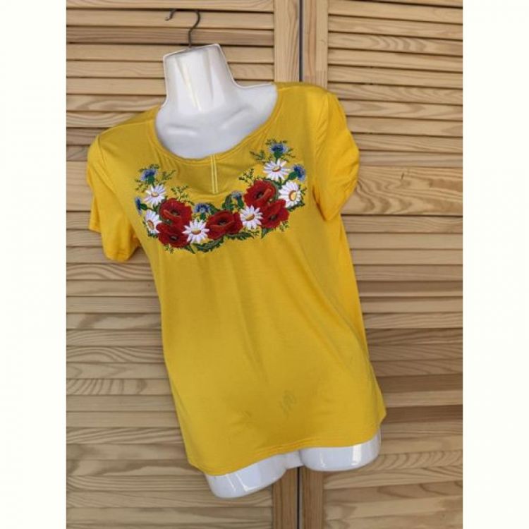 Купить Вышиванка Sport style 022 yellow на obuv-plus.com.ua
