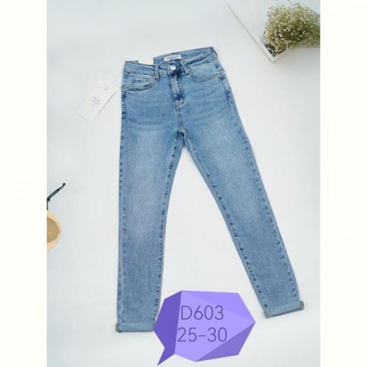 Купить Джинсы NewJeans D603 l.blue на obuv-plus.com.ua