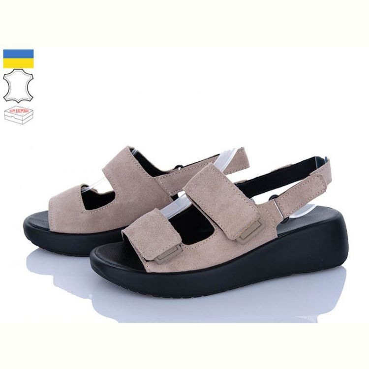Купить Босоножки A.N.I.One 4077-25 бежевий замш на obuv-plus.com.ua