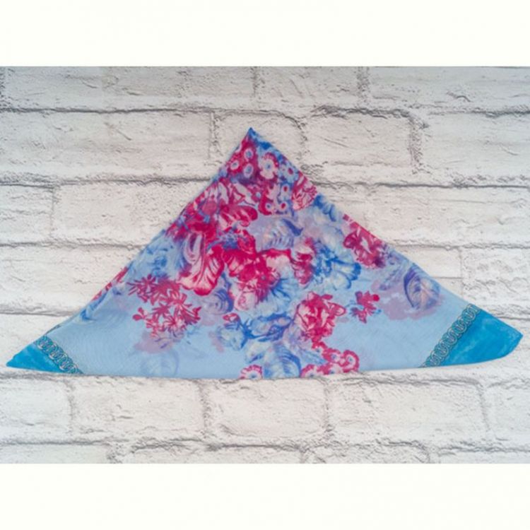 Купить Платок Shawls P194 blue на obuv-plus.com.ua
