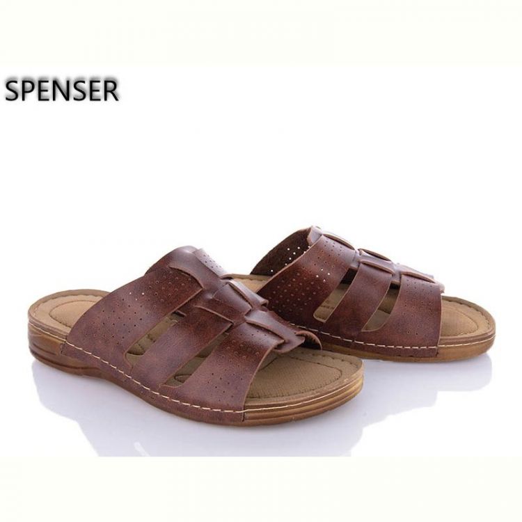 Купить Шлепанцы Spencer Лексус 03 коричневий на obuv-plus.com.ua